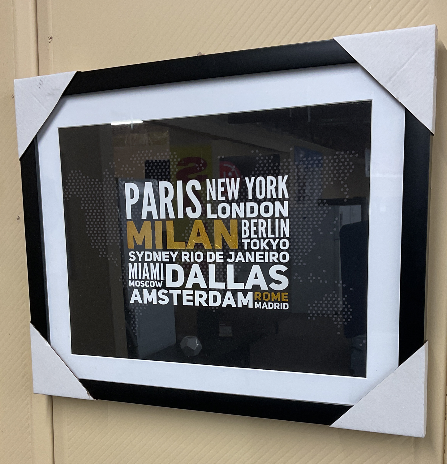 TOILE VILLES DU MONDE 16X20