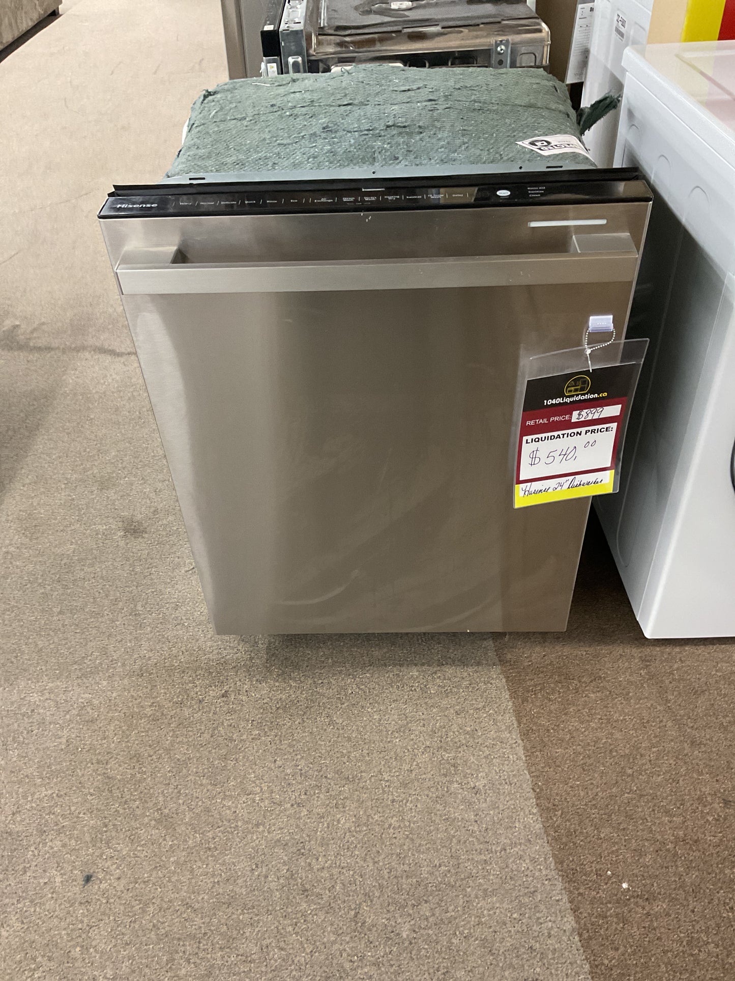 HISEN DISHWASHER 24"