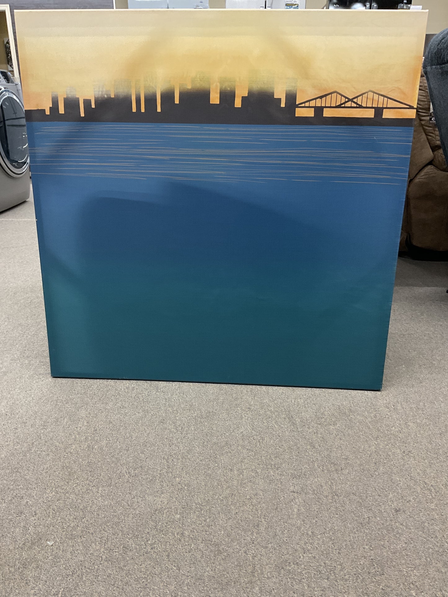 city by shore frame