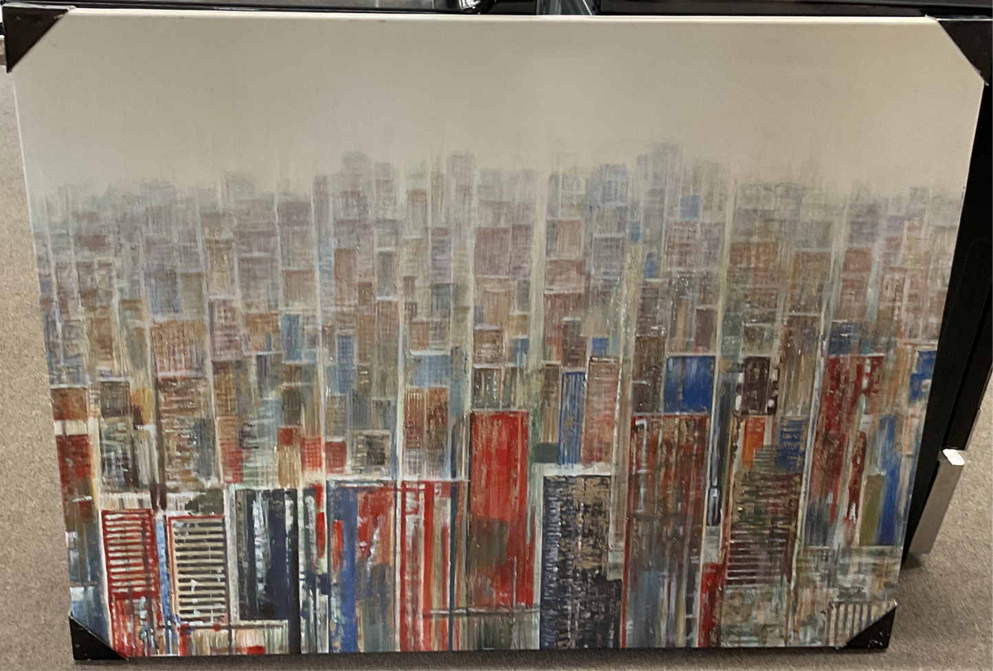 CITY VIEW PRINTED CANVAS