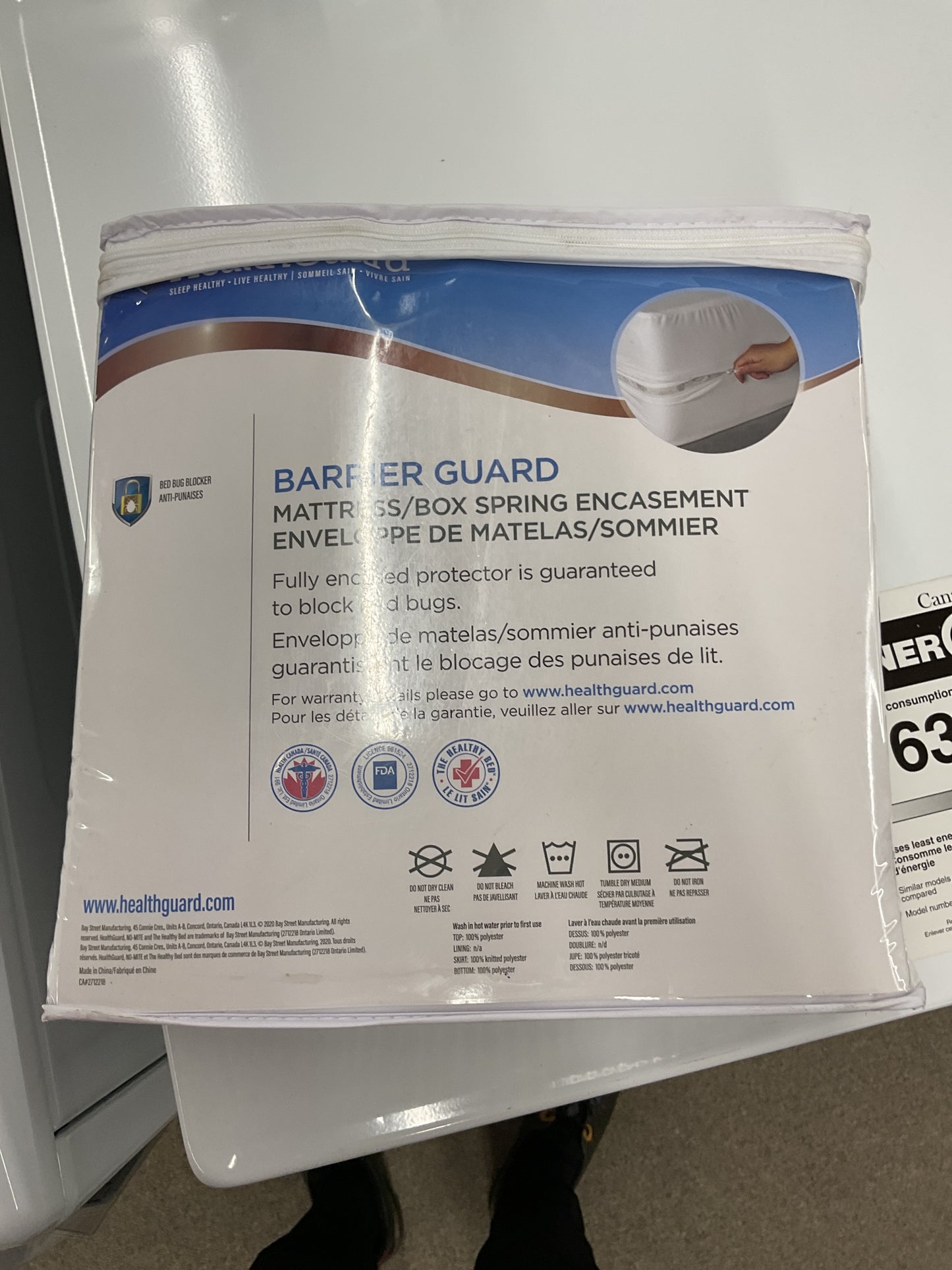 Bed Bug Barrier - King Mattress