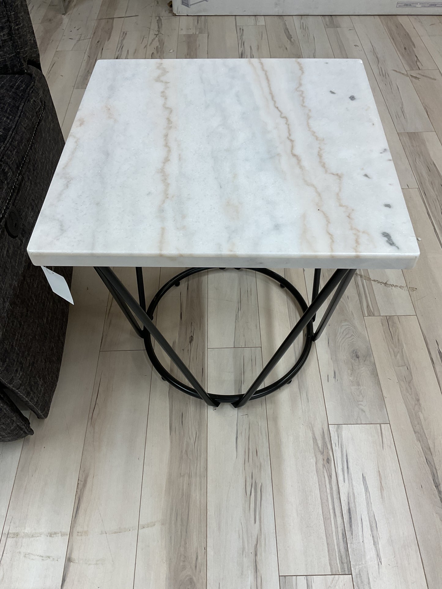 Table d'appoint SQ - Marbre blanc