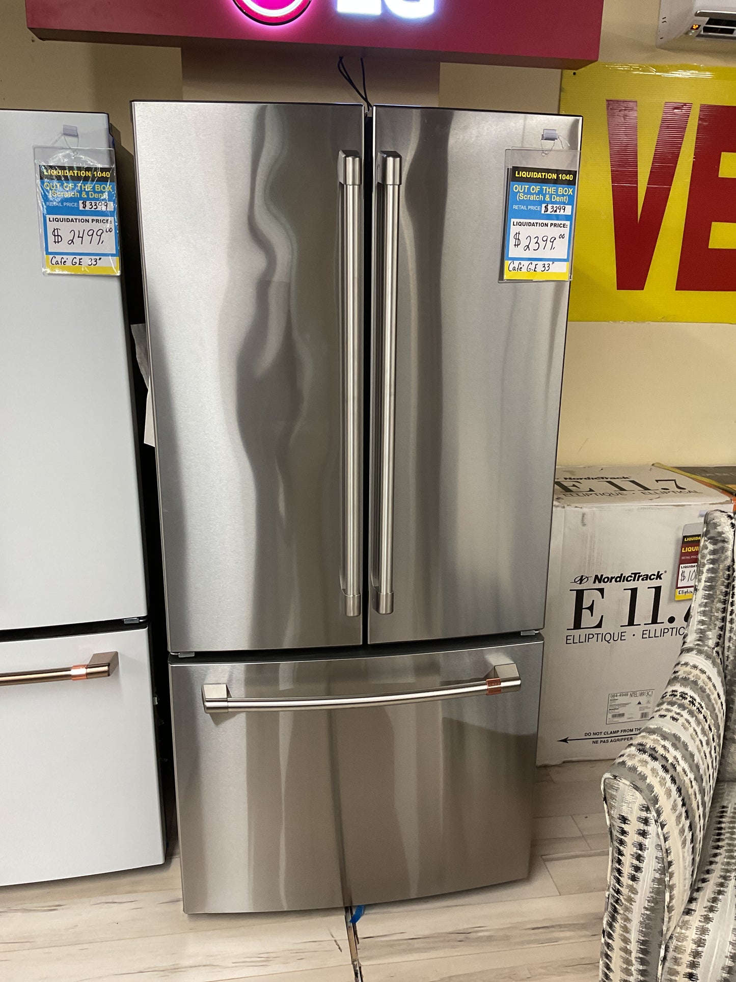 Café™ 18.6 Cu. Ft. Counter-Depth French-Door Refrigerator Stainless Steel - CWE19SP2NS1