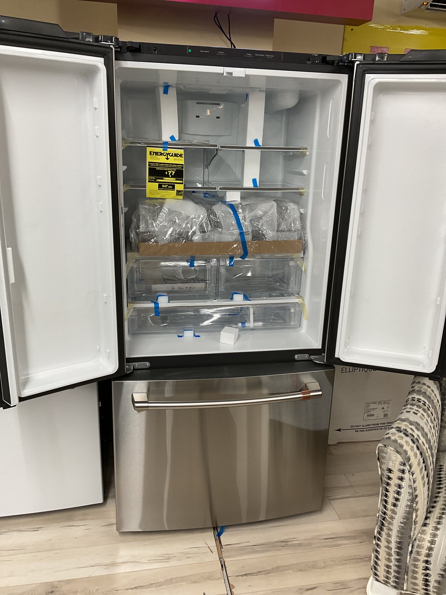 Café™ 18.6 Cu. Ft. Counter-Depth French-Door Refrigerator Stainless Steel - CWE19SP2NS1