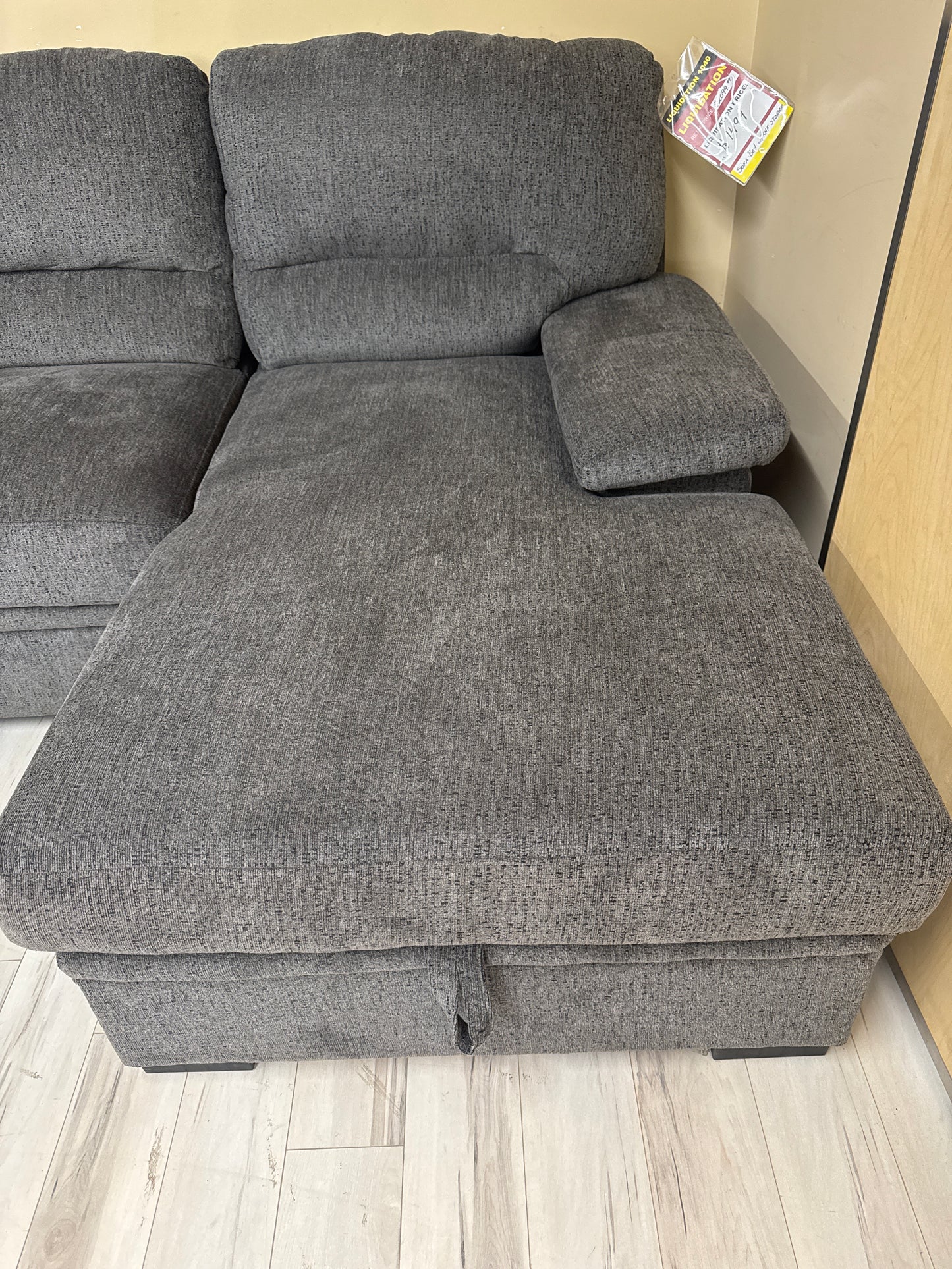 RH CHAISE W/STRG CHARCOAL DANILO-U874109713STX1