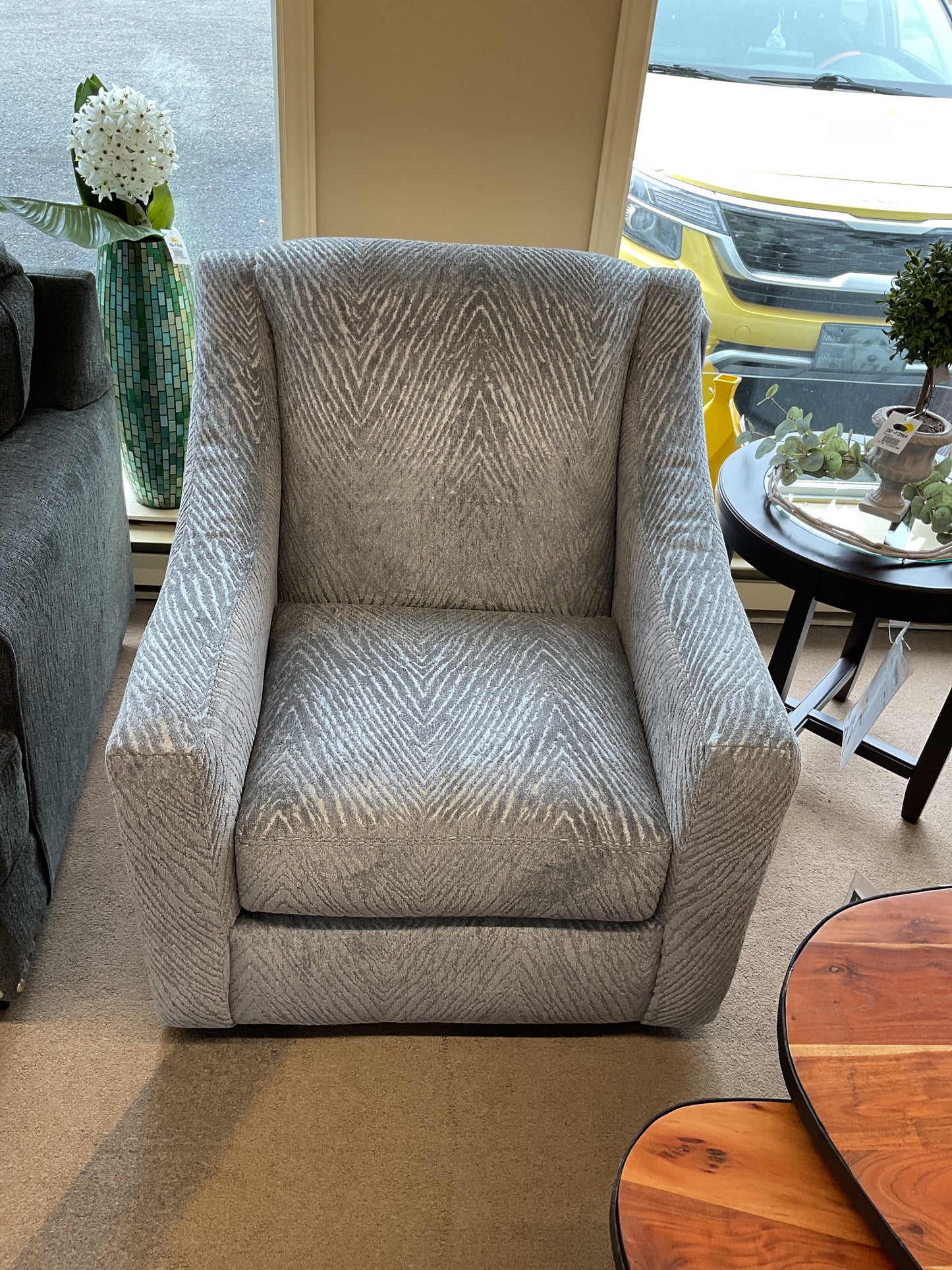 Swivel Chair - Shark Fabric