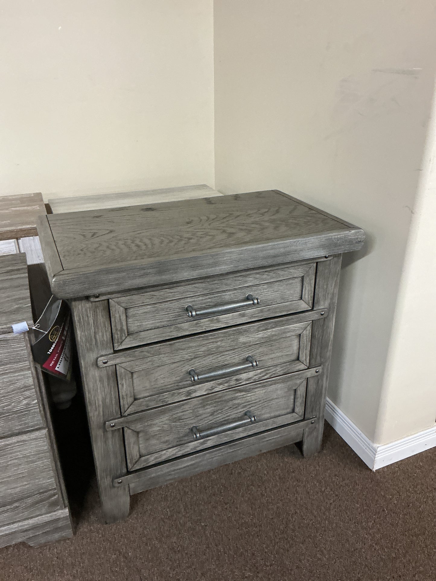 NIGHT TABLE GREY - 0079
