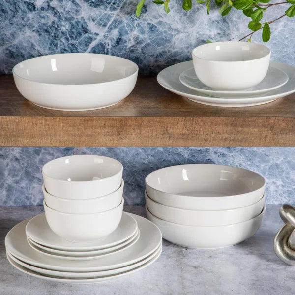 Gibson Home Dining 16 Piece Double Bowl