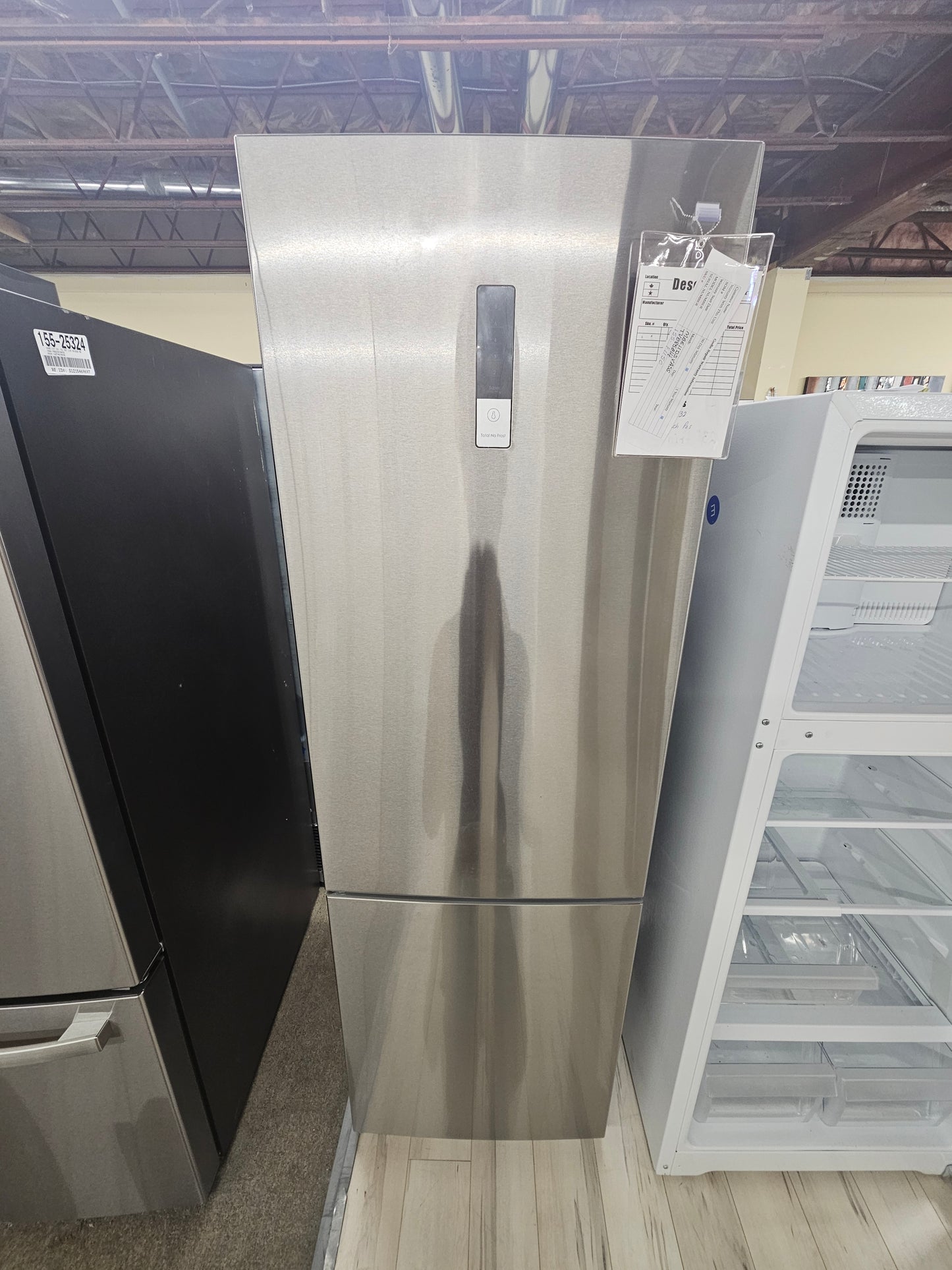 Moffat 11 Cu. Ft. Counter Depth Bottom Freezer Refrigerator Stainless Steel - MBE11DSVSS