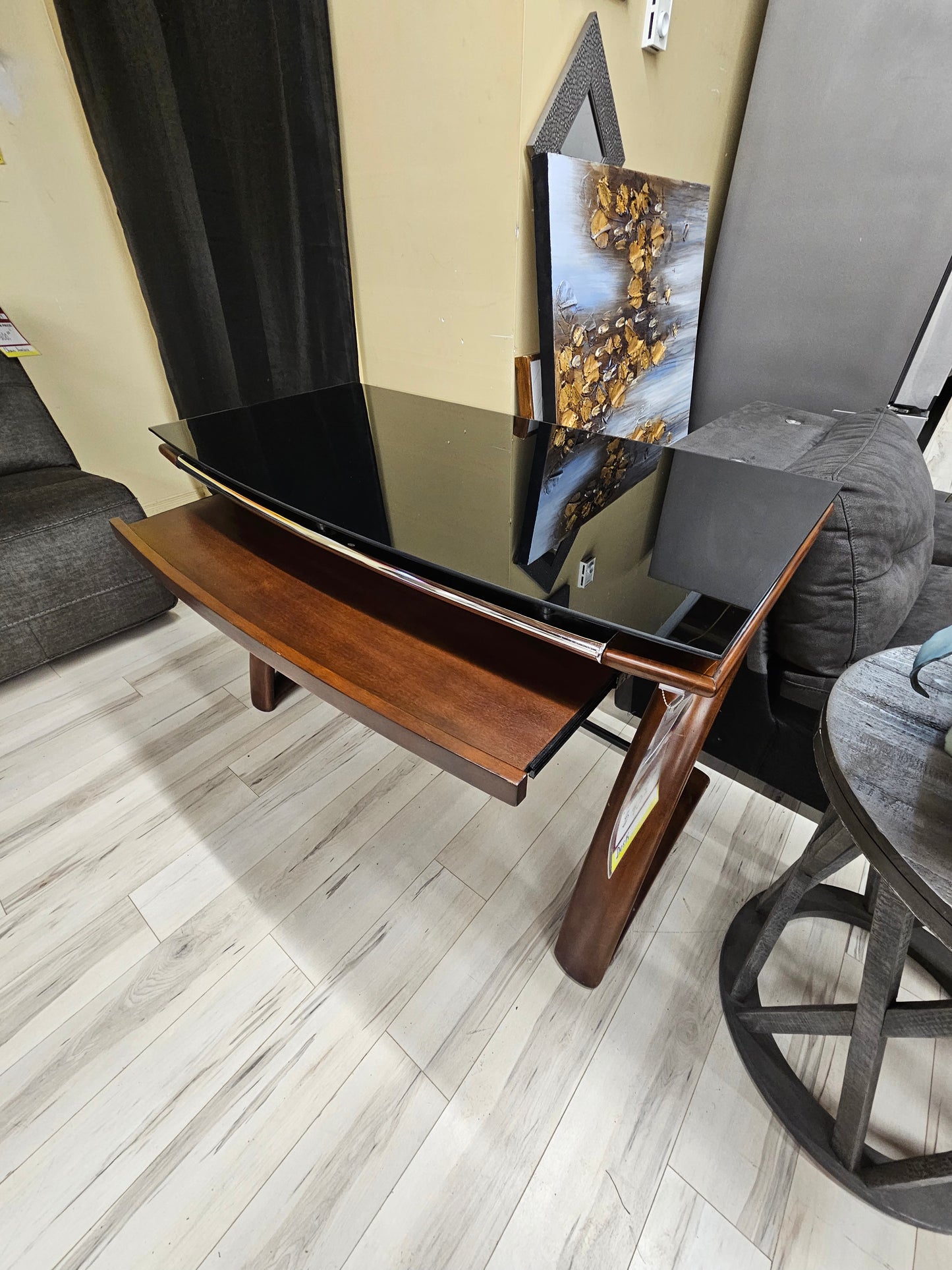 Work Desk (Glass Top)