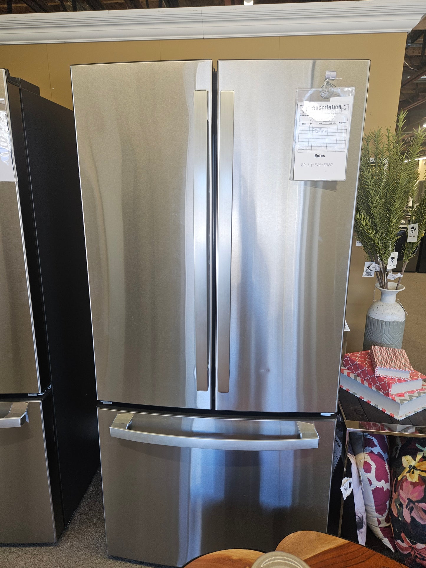 GE 18.6 Cu. Ft. Counter-Depth French-Door Refrigerator Fingerprint Resistant Stainless Steel - GWE19JYLFS