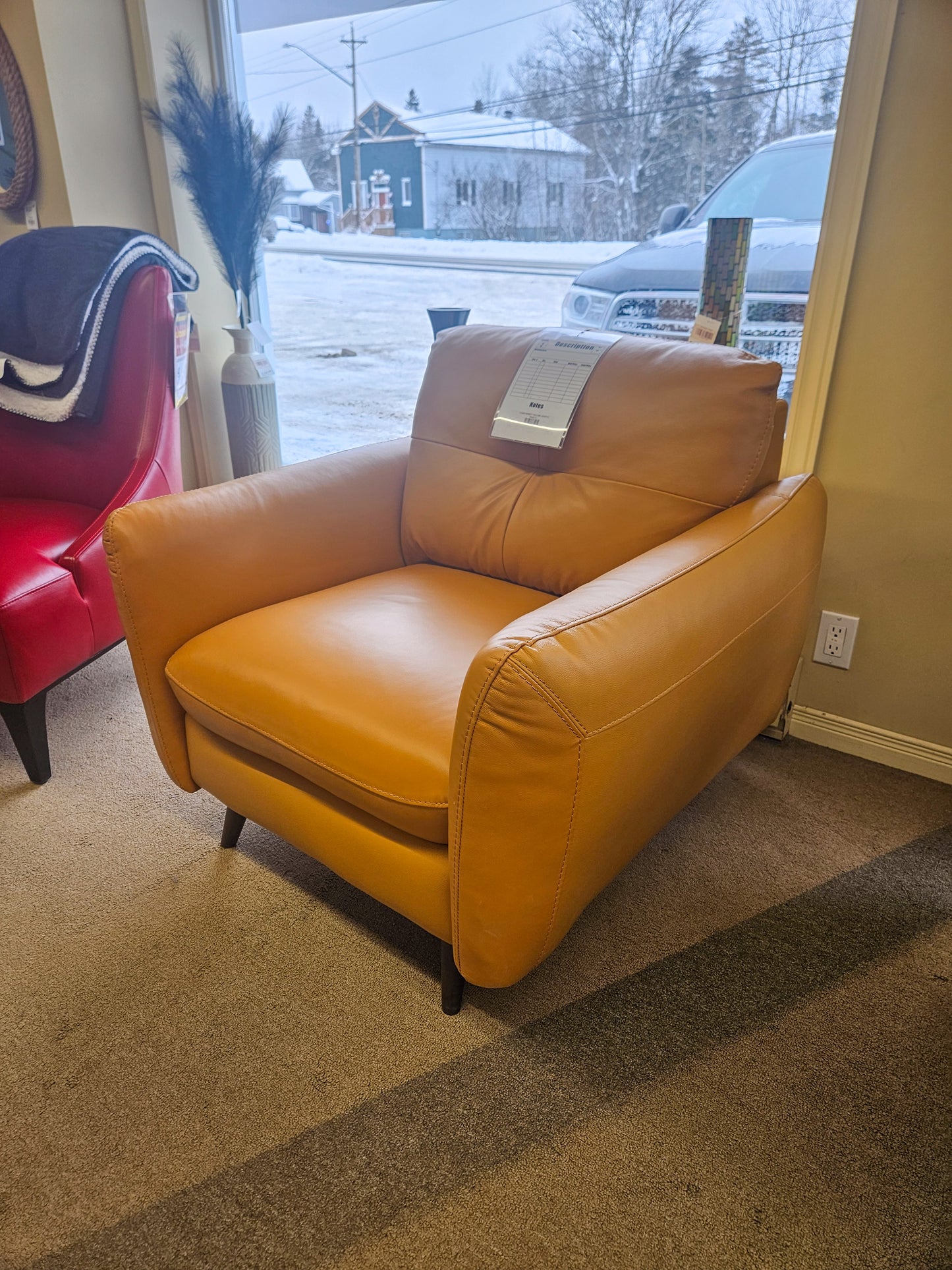 Chair Honey Yellow - LEA/PVC