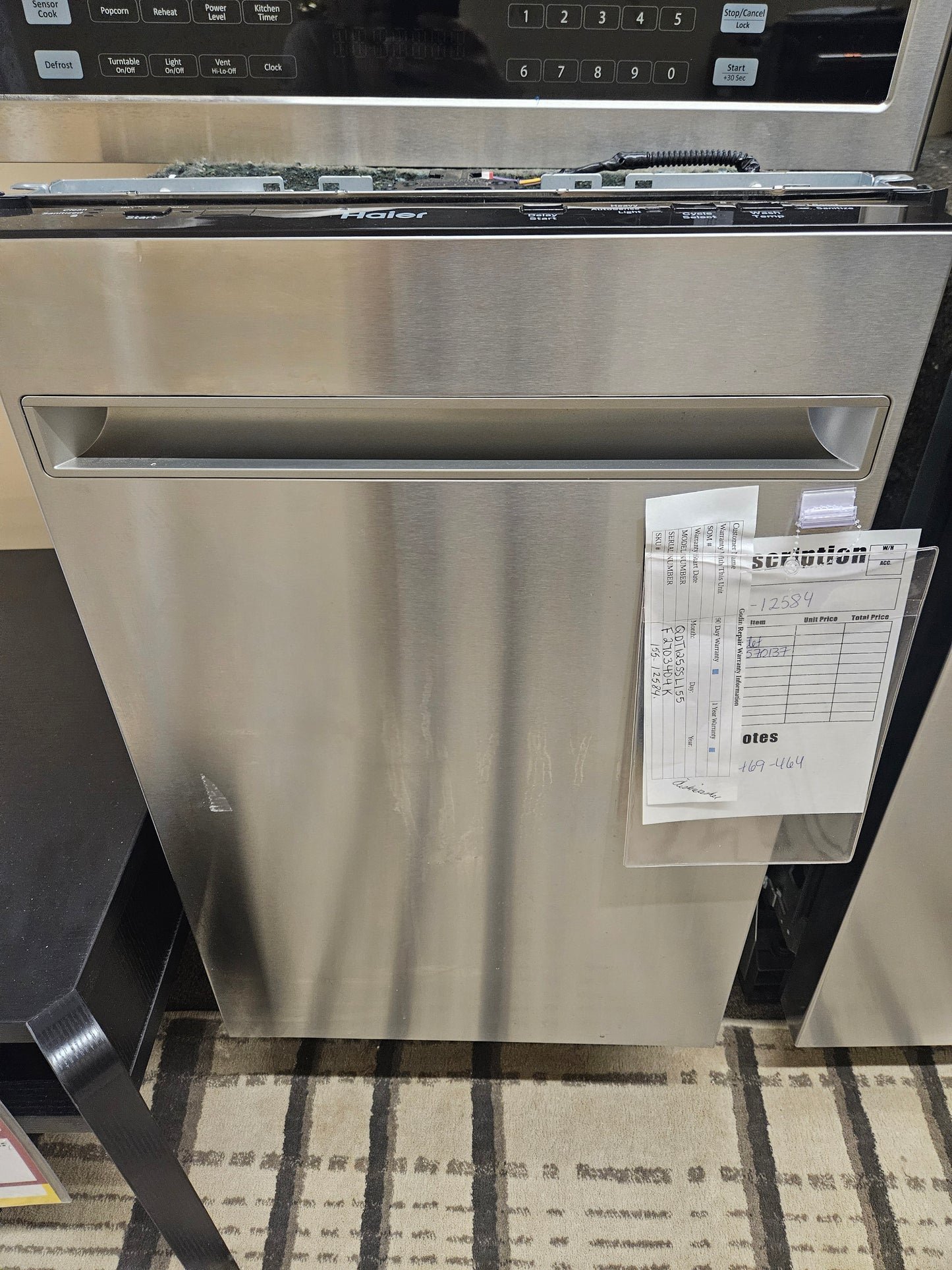 Haier 18" Built-In Dishwasher Stainless Steel - QDT125SSL1SS
