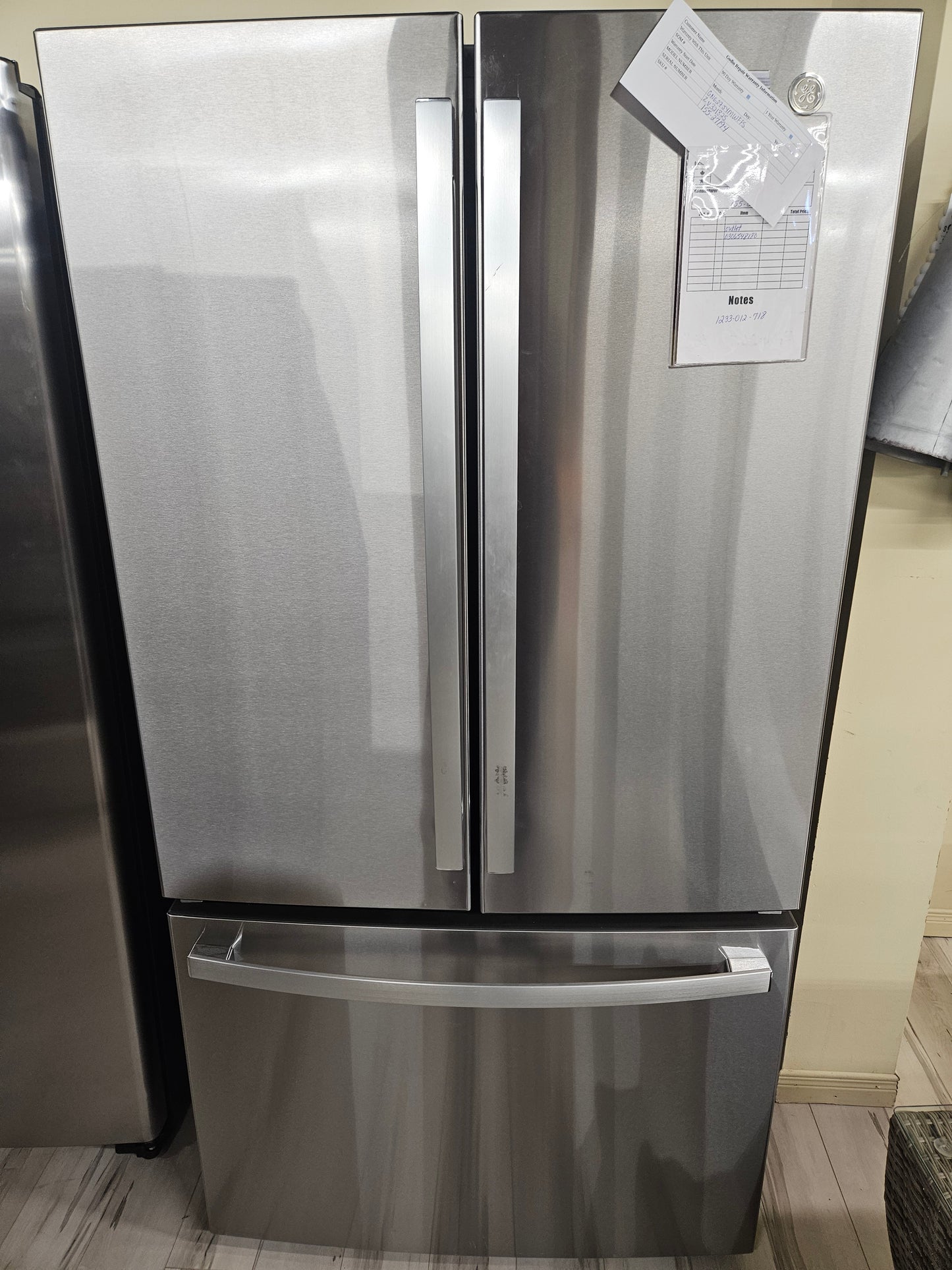 GE® Energy Star® 27.0 Cu. Ft. French-Door Refrigerator Fingerprint Resistant Stainless Steel - GNE27JYMFS