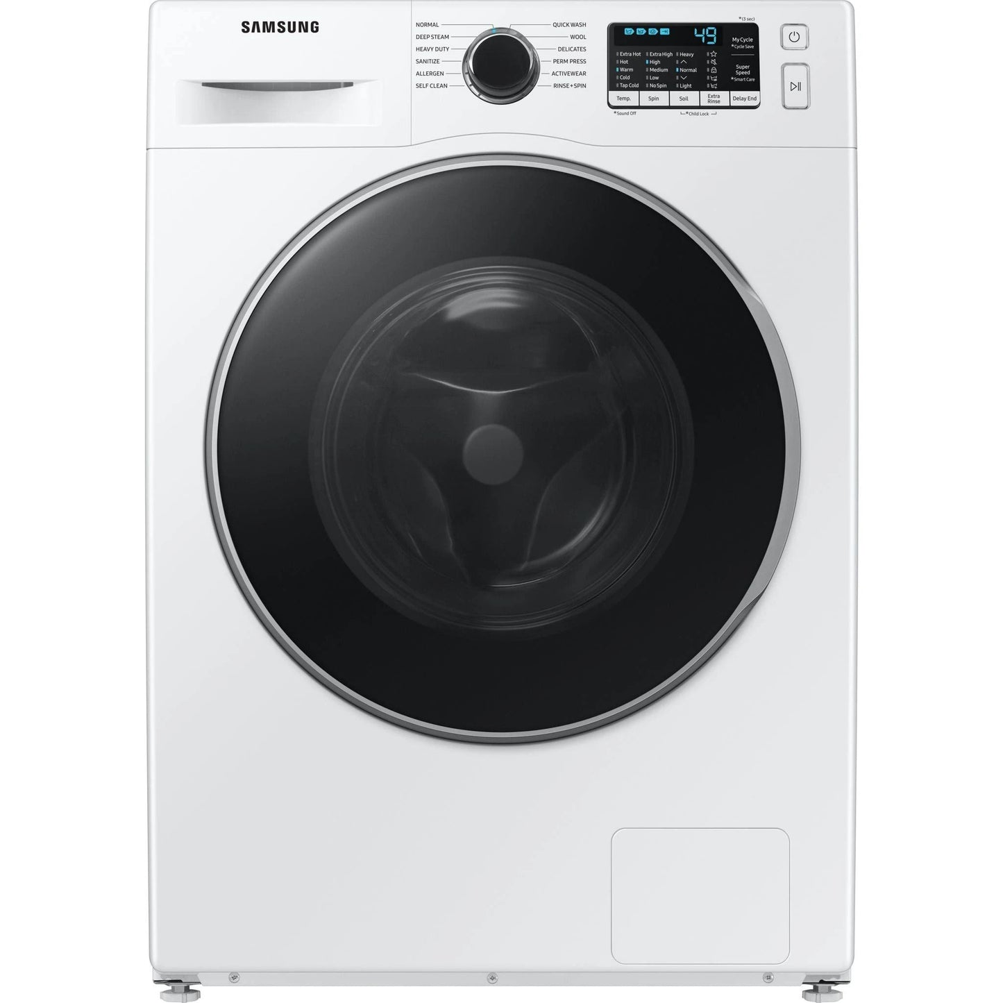 Samsung 2.9 cu.ft. Front Load Steam Washer - WW25B6800AW/AC