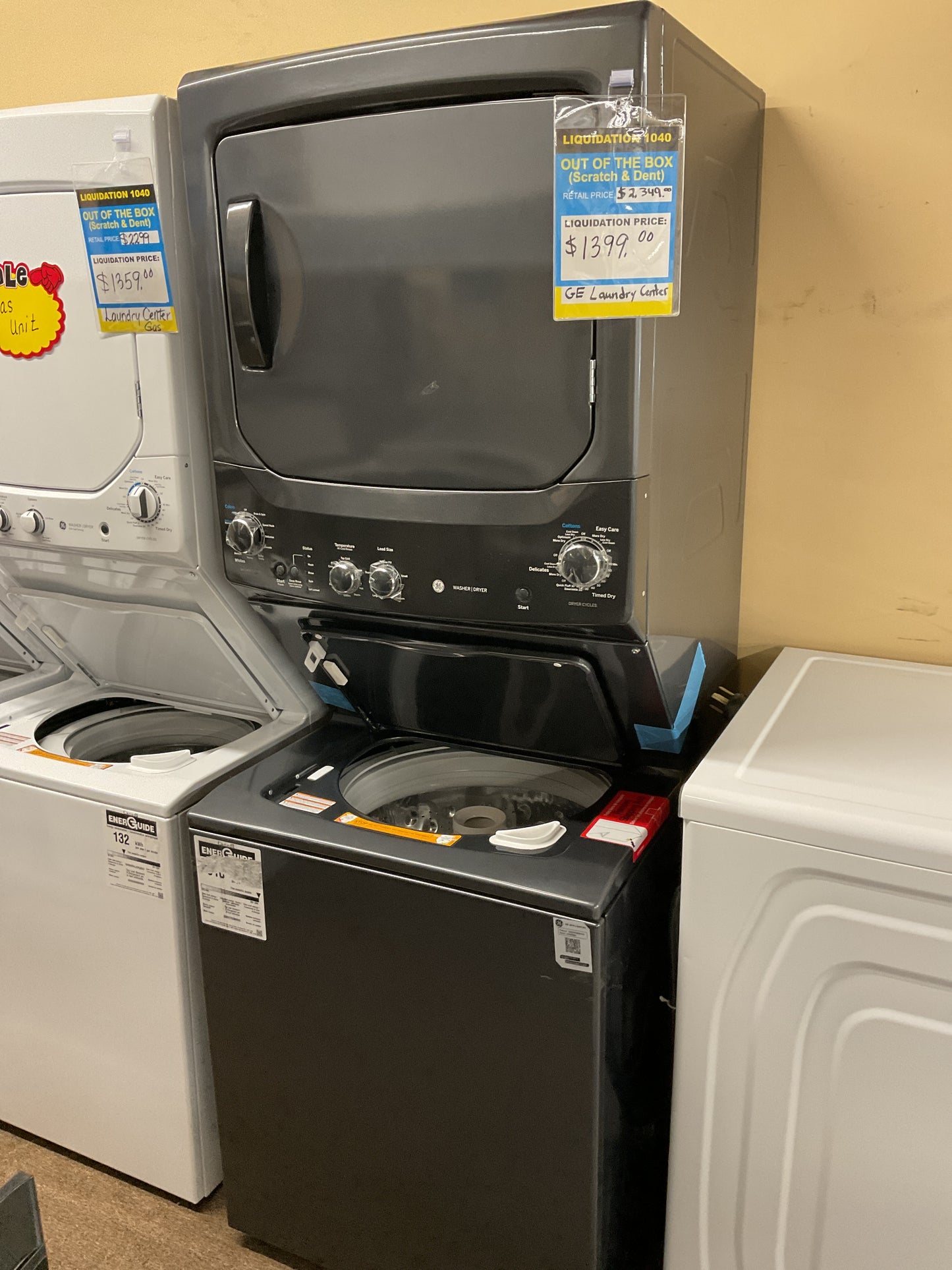 GE LAUNDRY CENTER DIAMOND GREY
