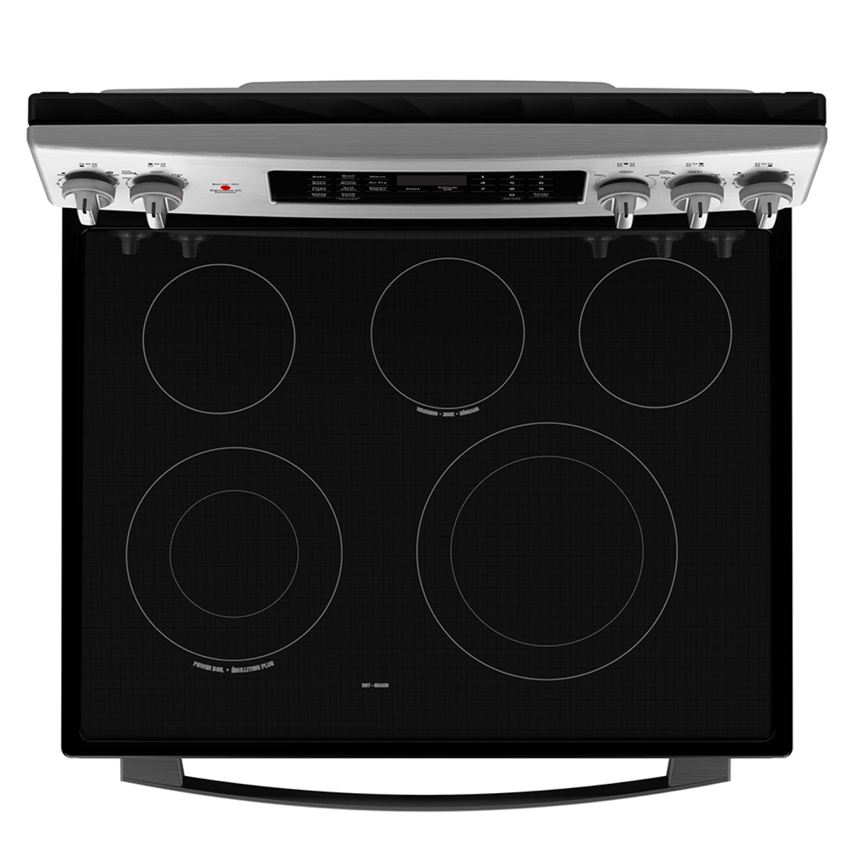 Cuisinière électrique autonome à convection véritable GE Profile 30 € avec friteuse à air sans préchauffage - PCB905YPFS