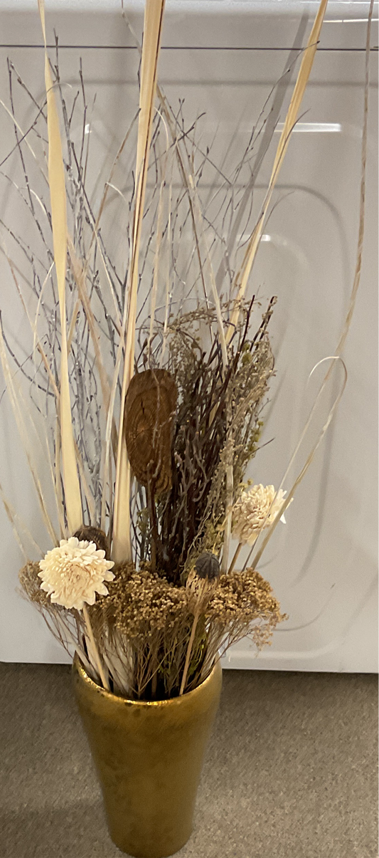 VASE EN OR