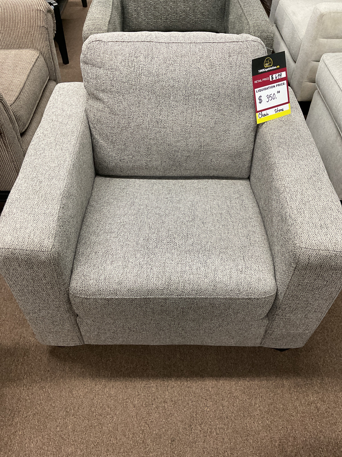 Chair Herringbone - Stone