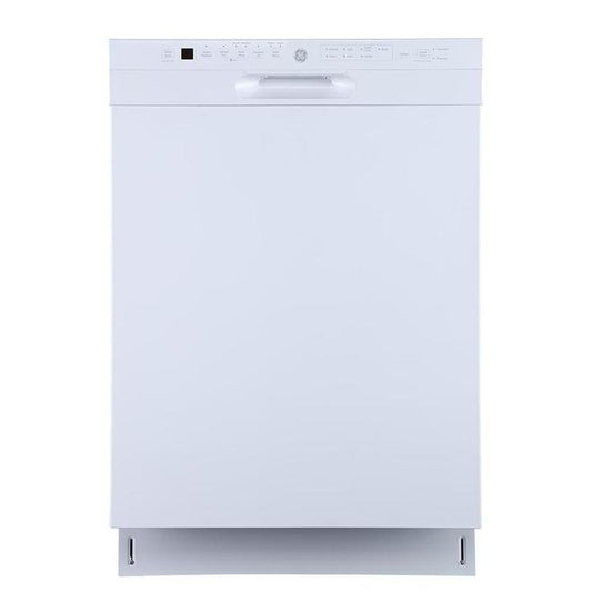 GE 24" Built-In Front Control Dishwasher with Stainless Steel Tall Tub White - GBF655SGPWW