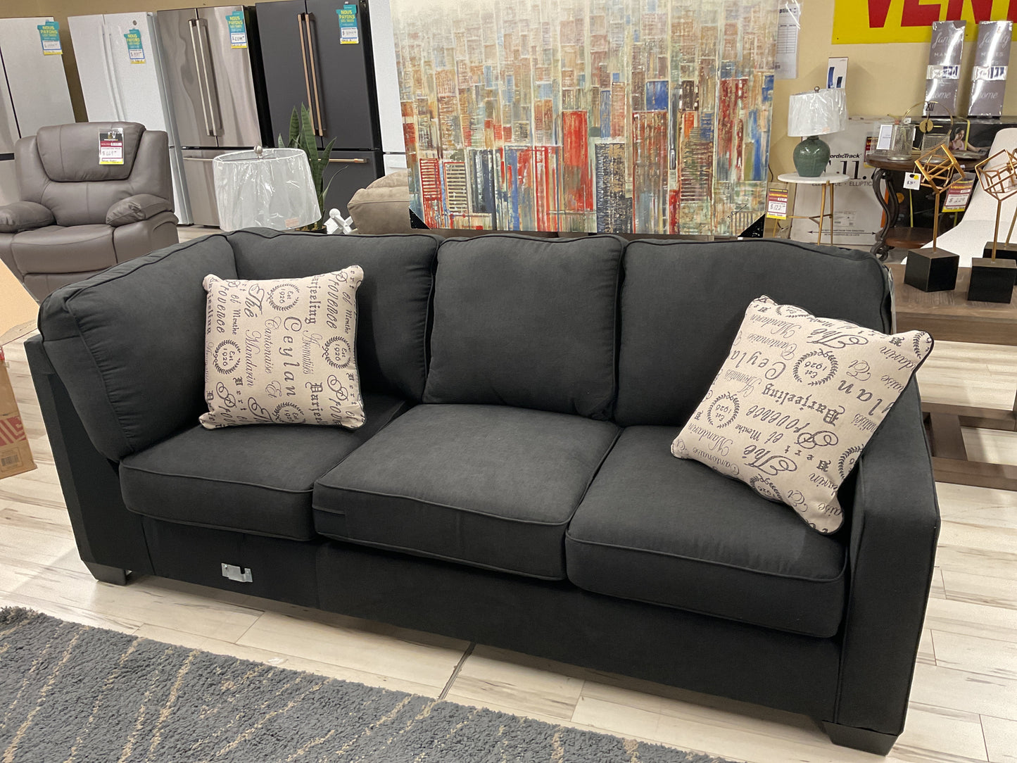 D1 RAF SOFA CHARCOAL - 0057