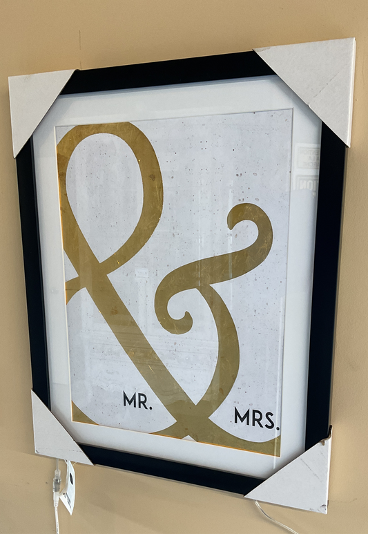 CANVAS PRINT MR&MRS 16X20
