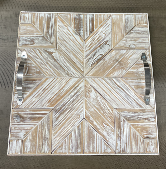PLATEAU EN BOIS ÉTOILE