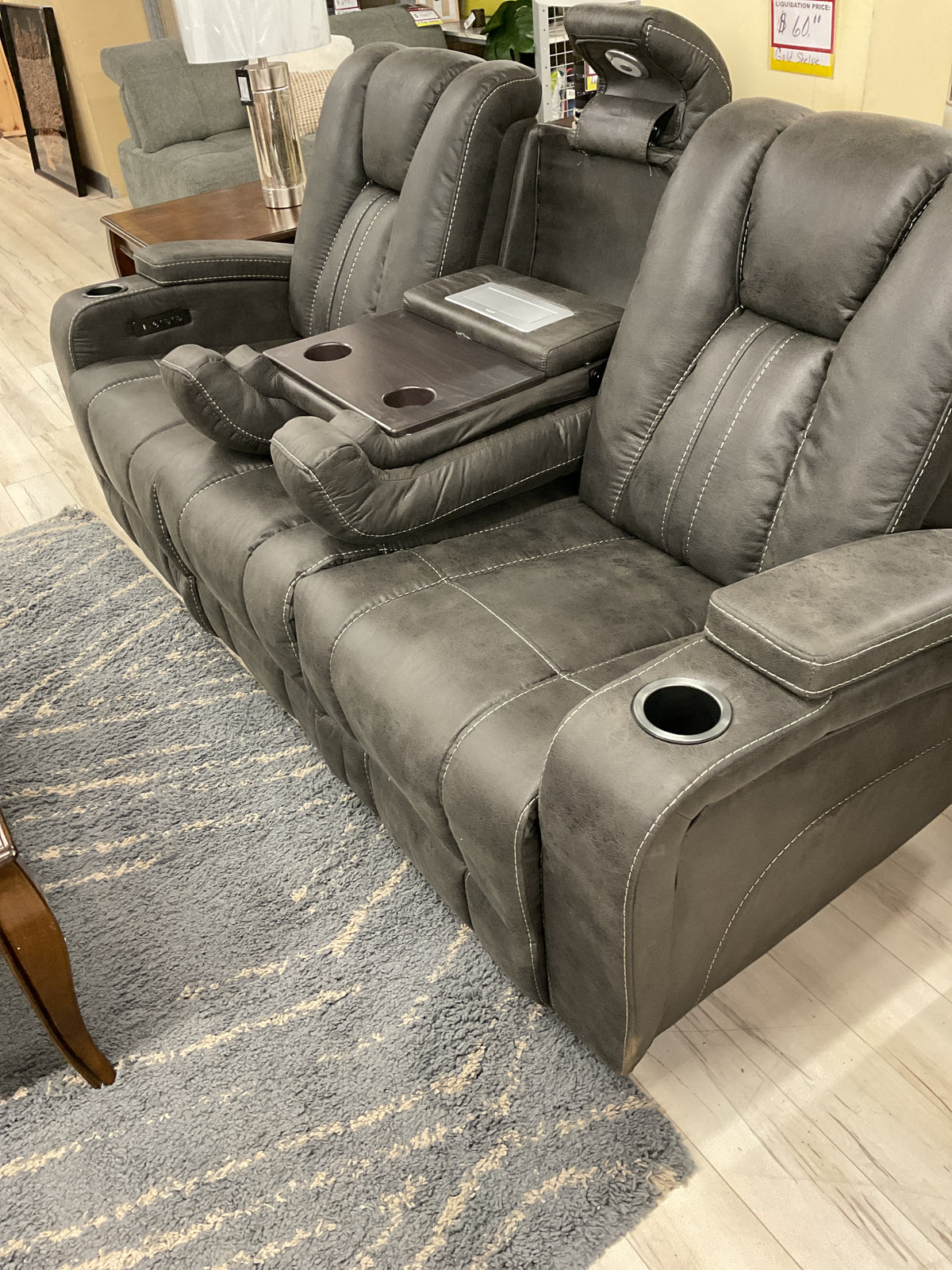 REC.SOFA 2 PWR ZERO GR TBL LT