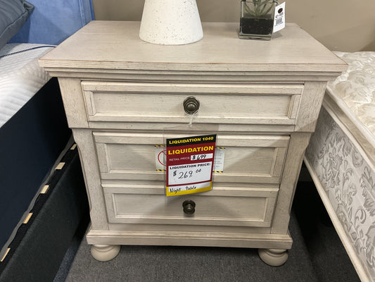 TABLE DE CHEVET - BLANC W222.38-2259W-4-WINDCHESTER
