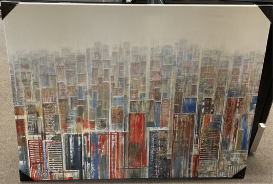 CITY VIEW PRINTED CANVAS