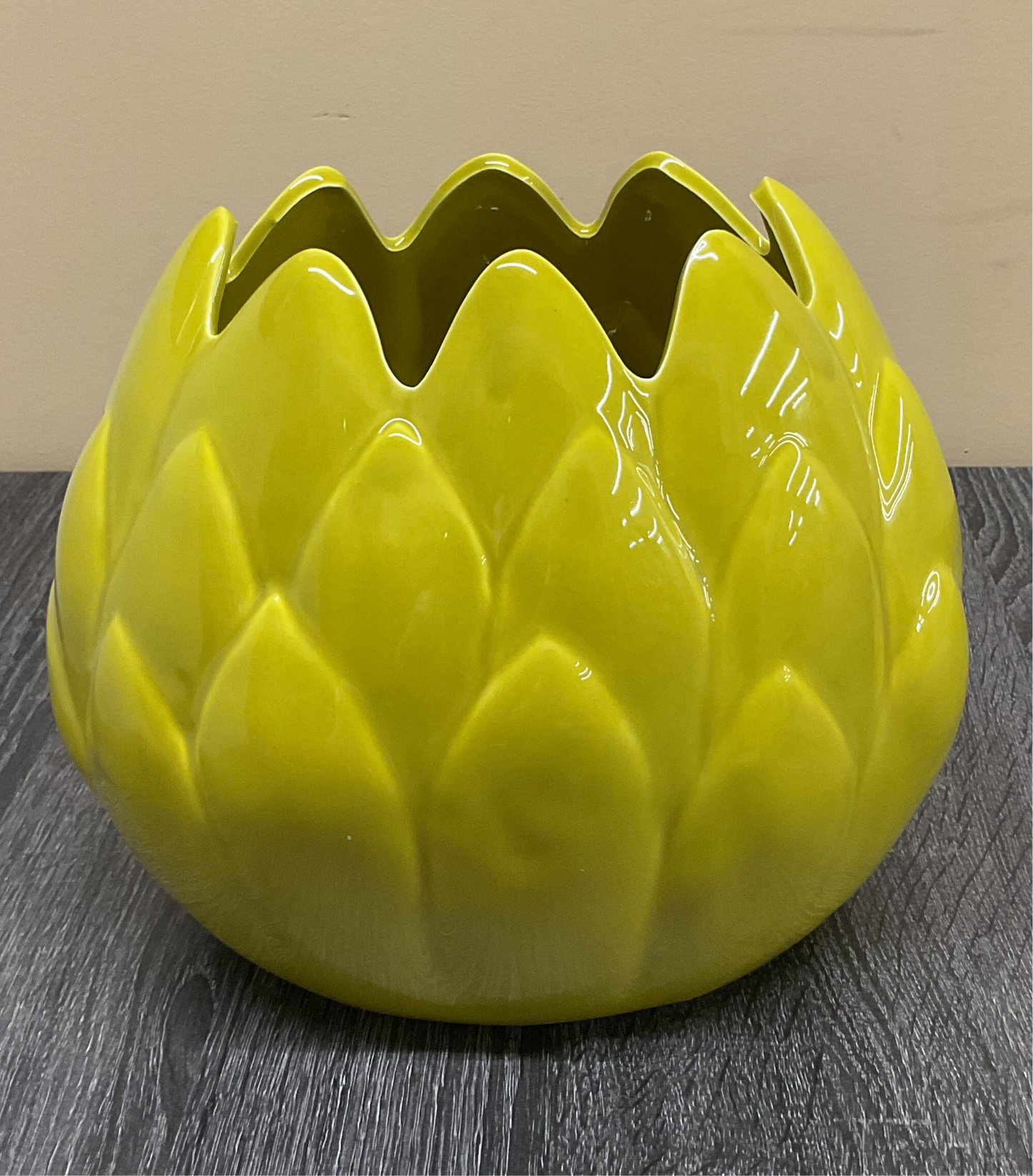 ARTI SMALL VASE LEMON YELLOW