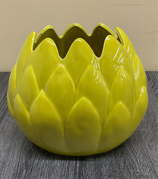 ARTI SMALL VASE LEMON YELLOW