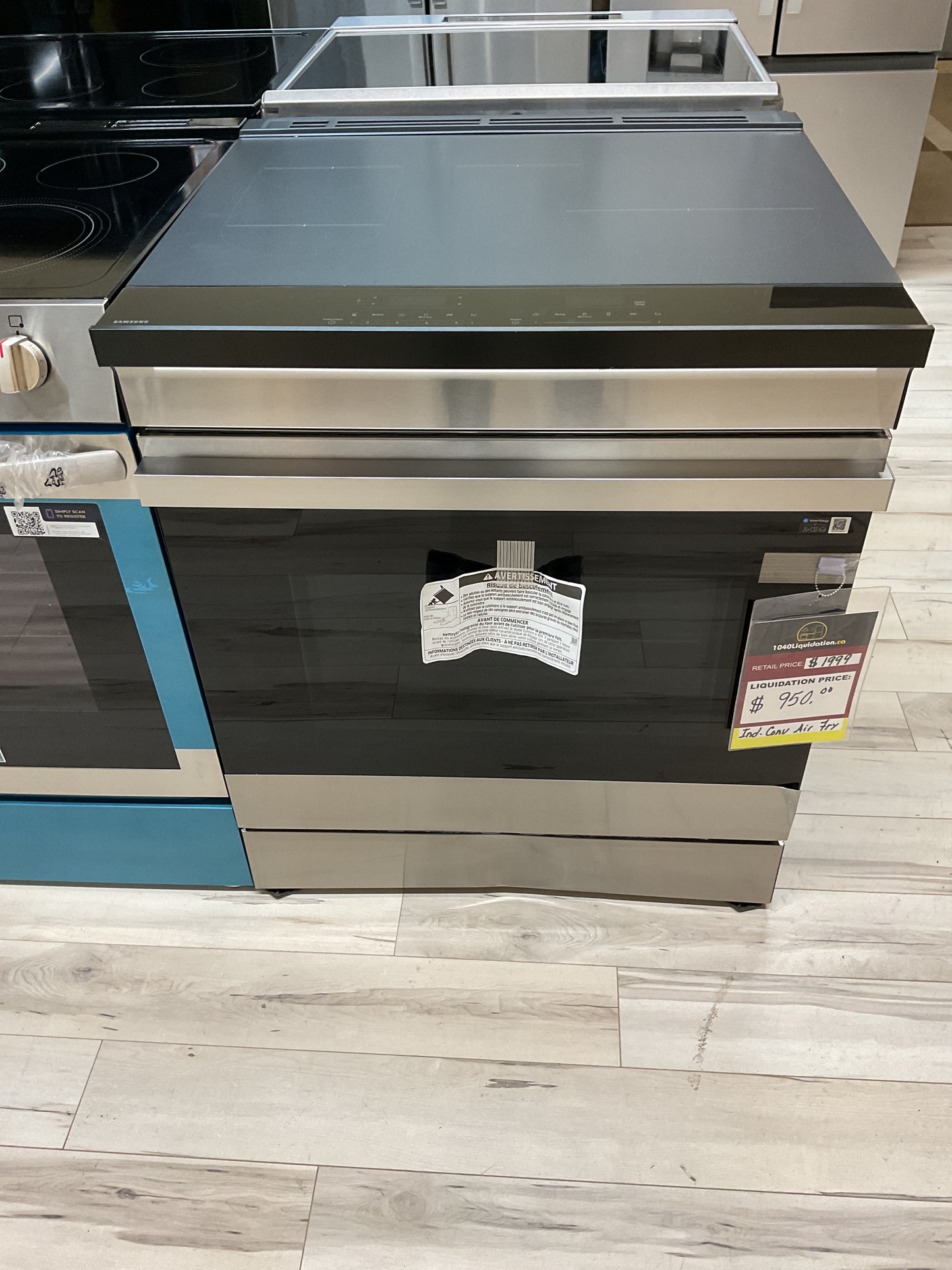 6.3 cu.ft. Induction Slide-In Range with Air fry