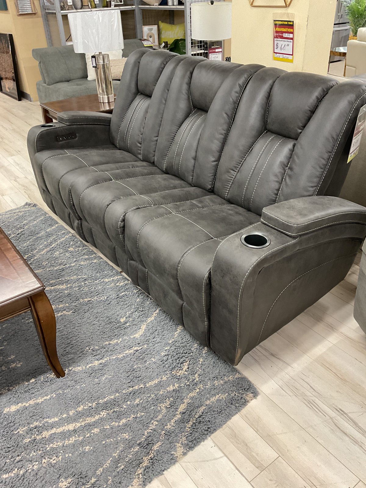 REC.SOFA 2 PWR ZERO GR TBL LT