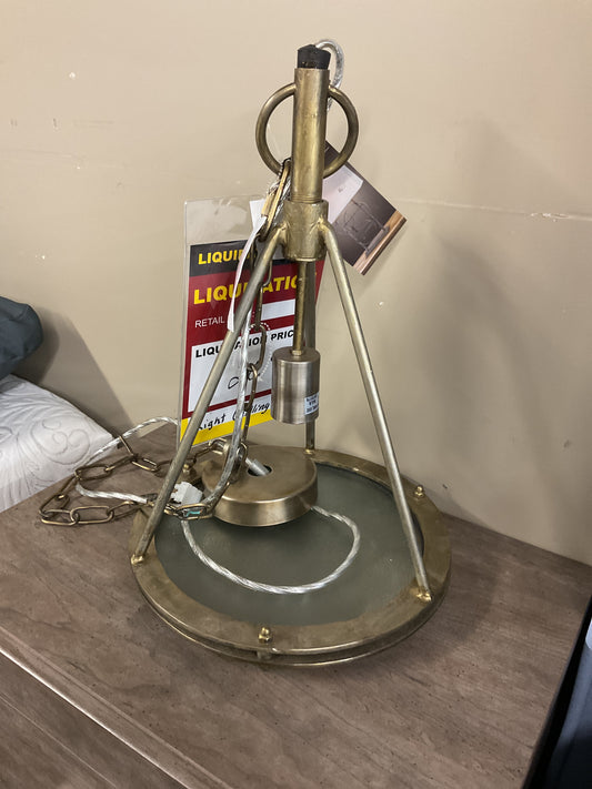 ANTIQUE BRASS CEILING FIXTURE -LPC4050