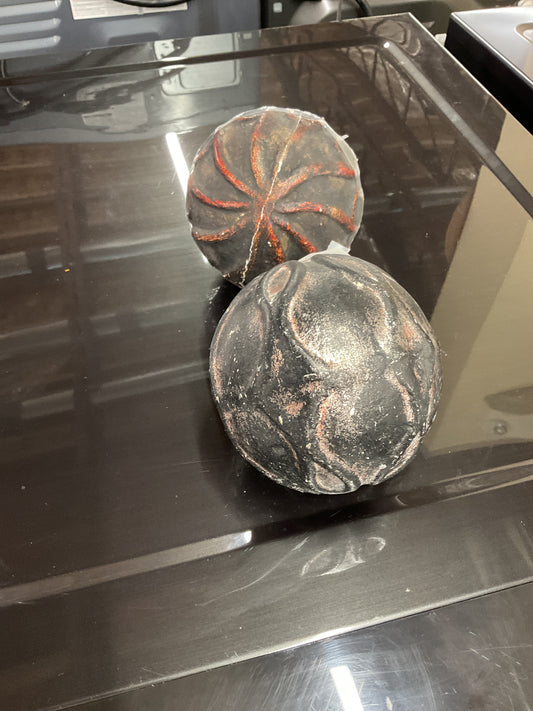 A0473308 CARVED SPHERES-ASST 4 -A0473308