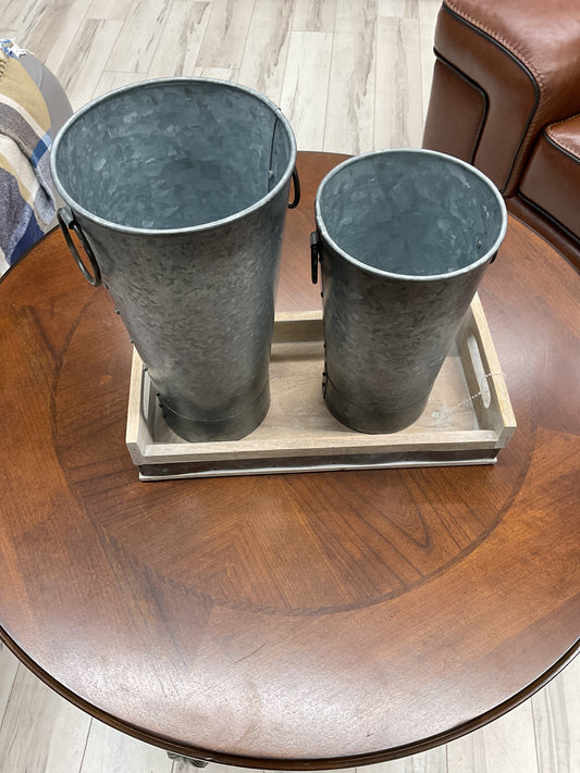 Tray and Pots - Decoration