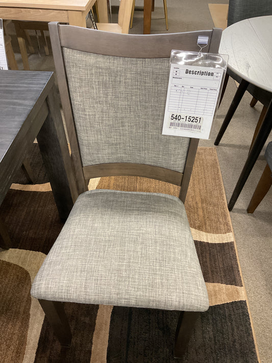Side Chair - Linen/Walnut