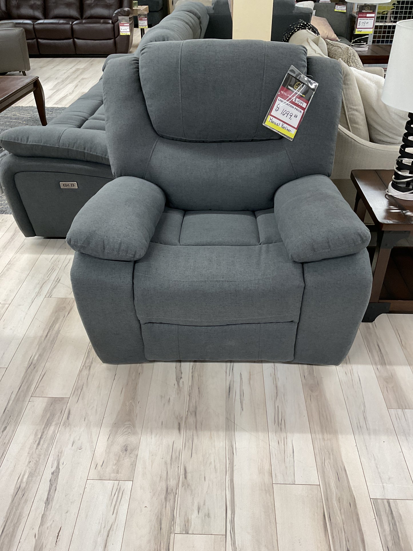 Recliner Manual - Marlow Grey