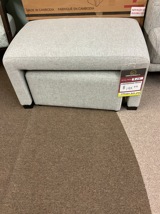Nesting Ottoman Nela Grey - 0233