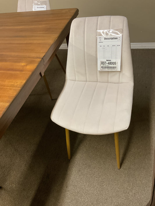 Side Chair - Gold/Linen - 2/Box