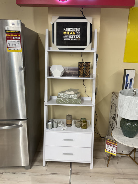 ladder with 2 drawers shelf