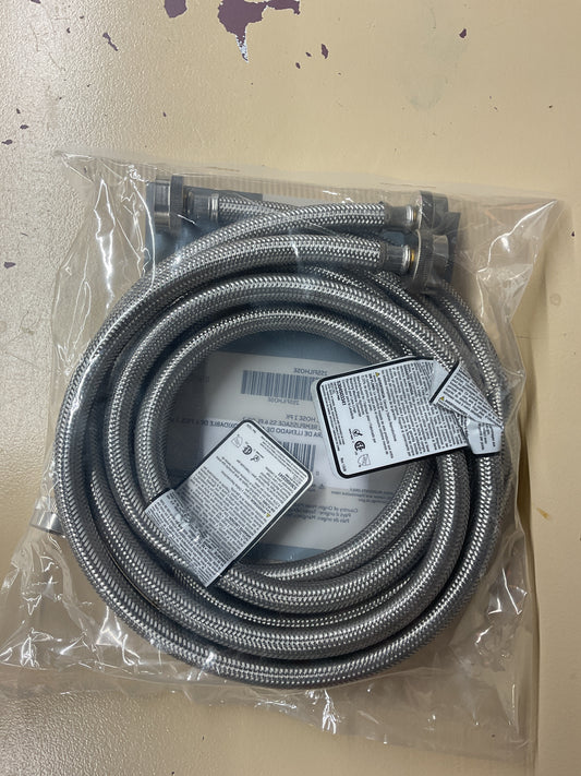 6' Stainless Steel Washer Fill Hose 2pk
