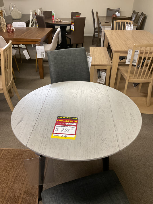 TABLE RONDE À ABAT-JOUR