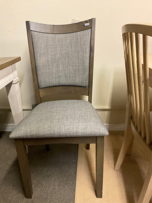 Side Chair - Walnut/Linen Gray