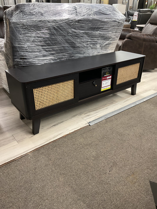 TV Stand - Brown Rattan