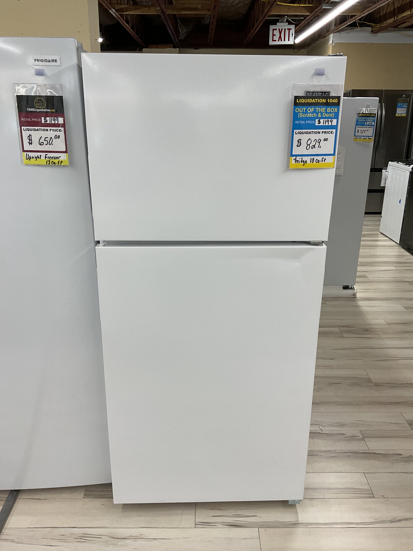Maytag 30" 18 cu. ft. Top Freezer Refrigerator in White