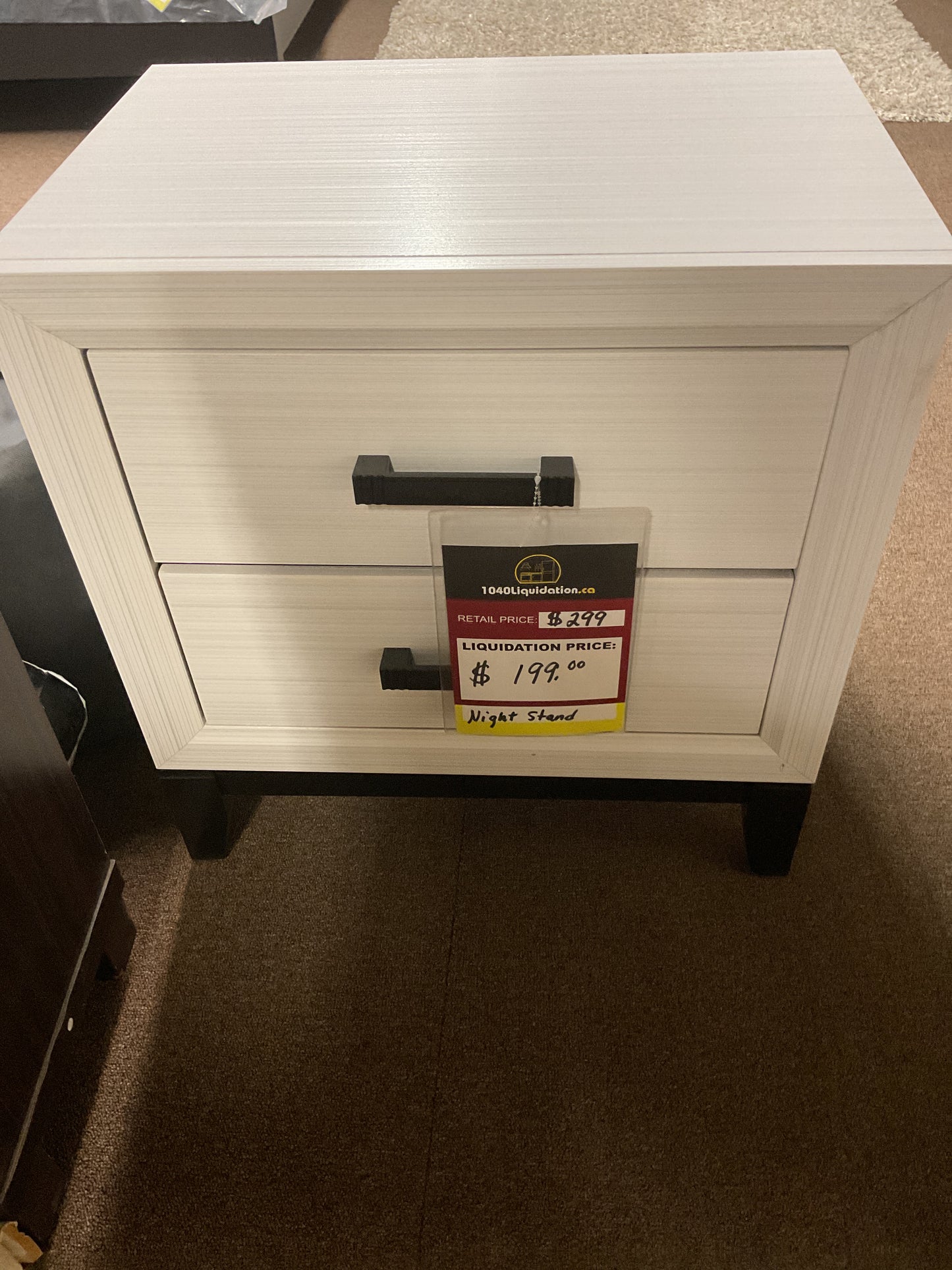 Night Stand - White & Black