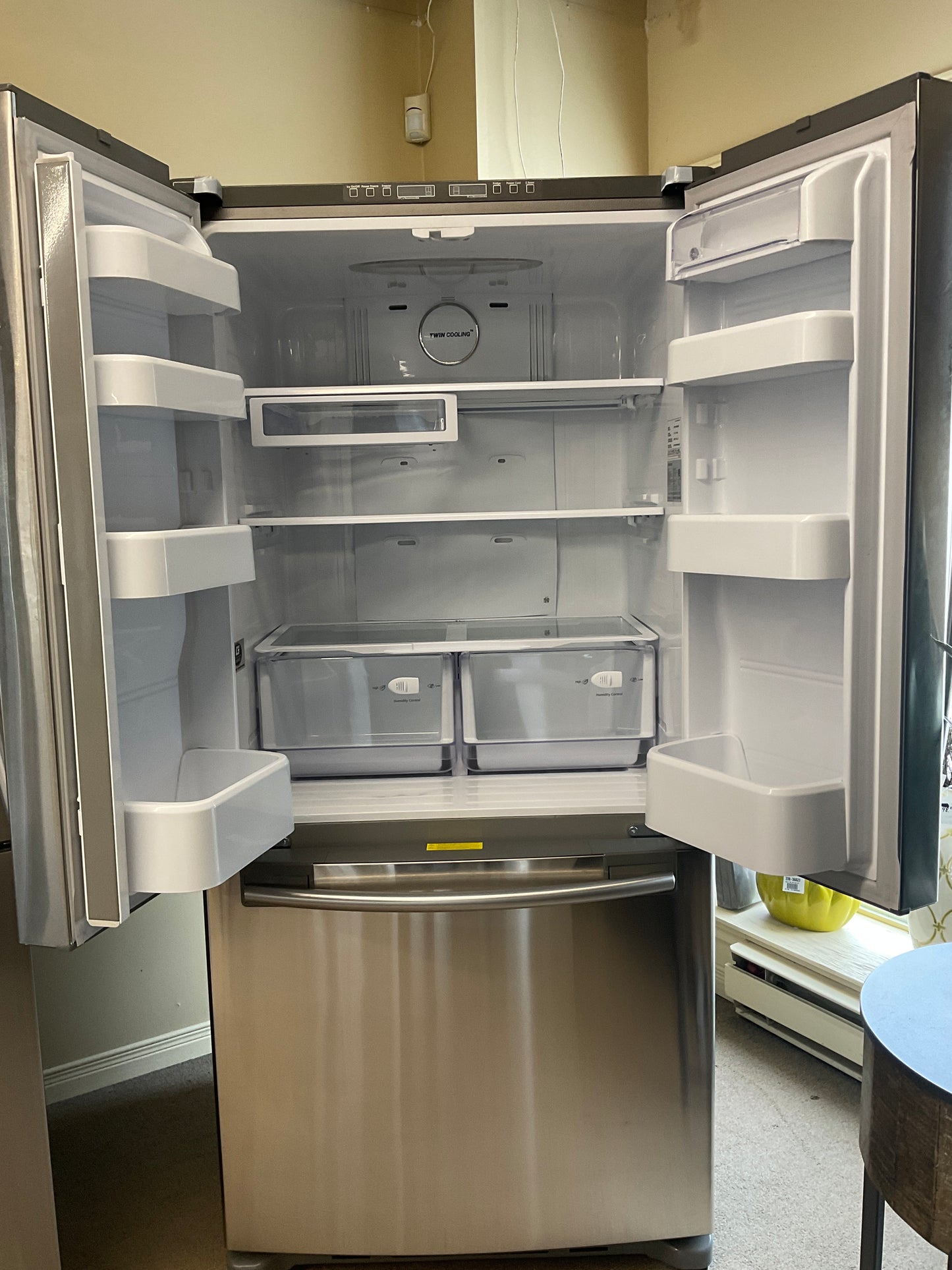 Samsung 17.5 Cu. Ft. French Door Refrigerator SS-RF18HFENBSR/AC