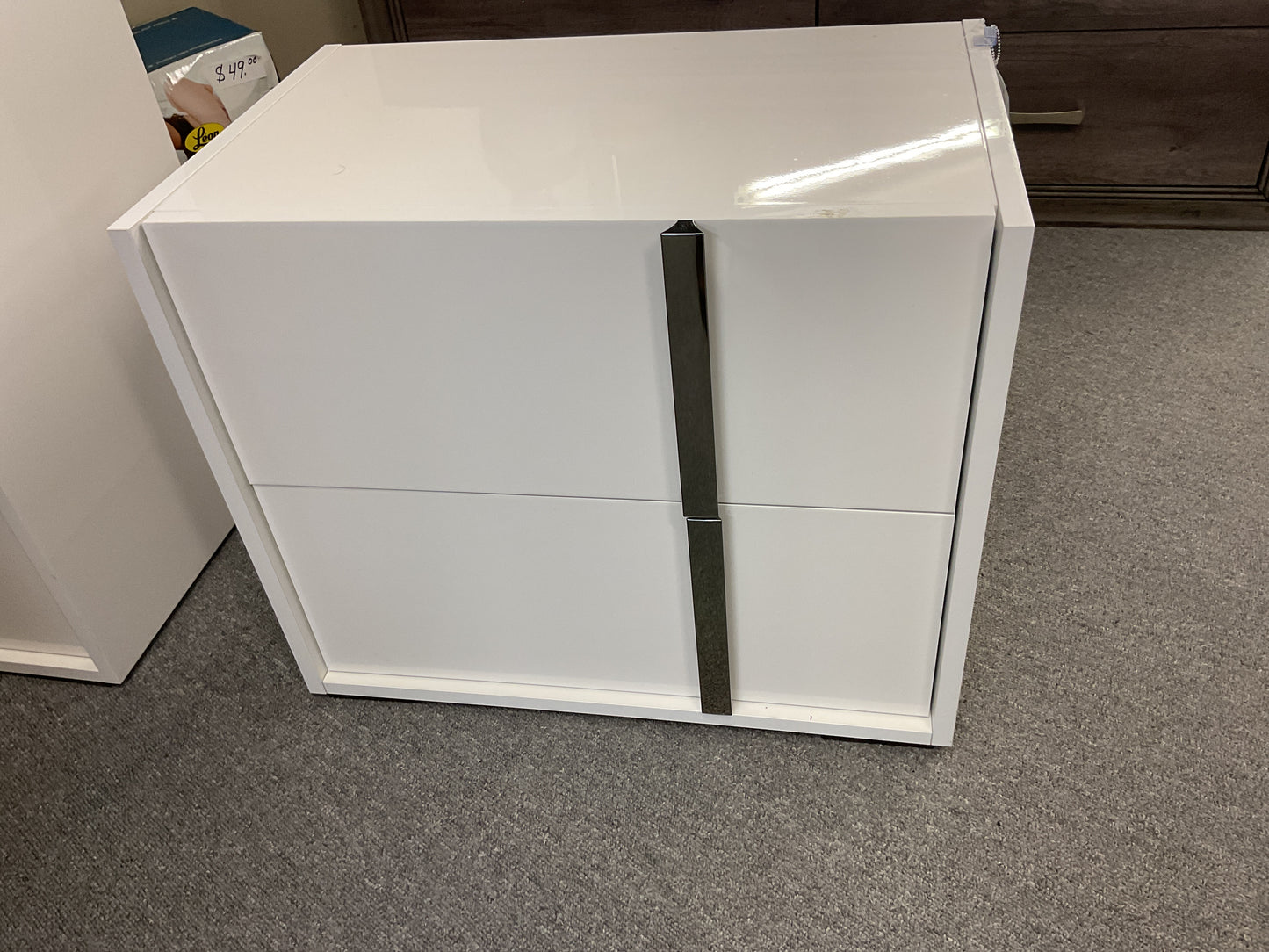 NIGHTSTAND WHITE  BIANCA-9NCDCD0320